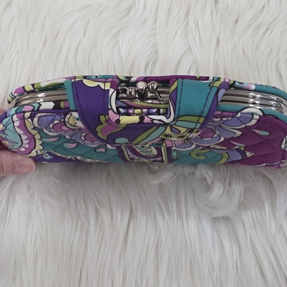 Vera Bradley Heather Kiss N' Snap Wallet New - Picture 3 of 6